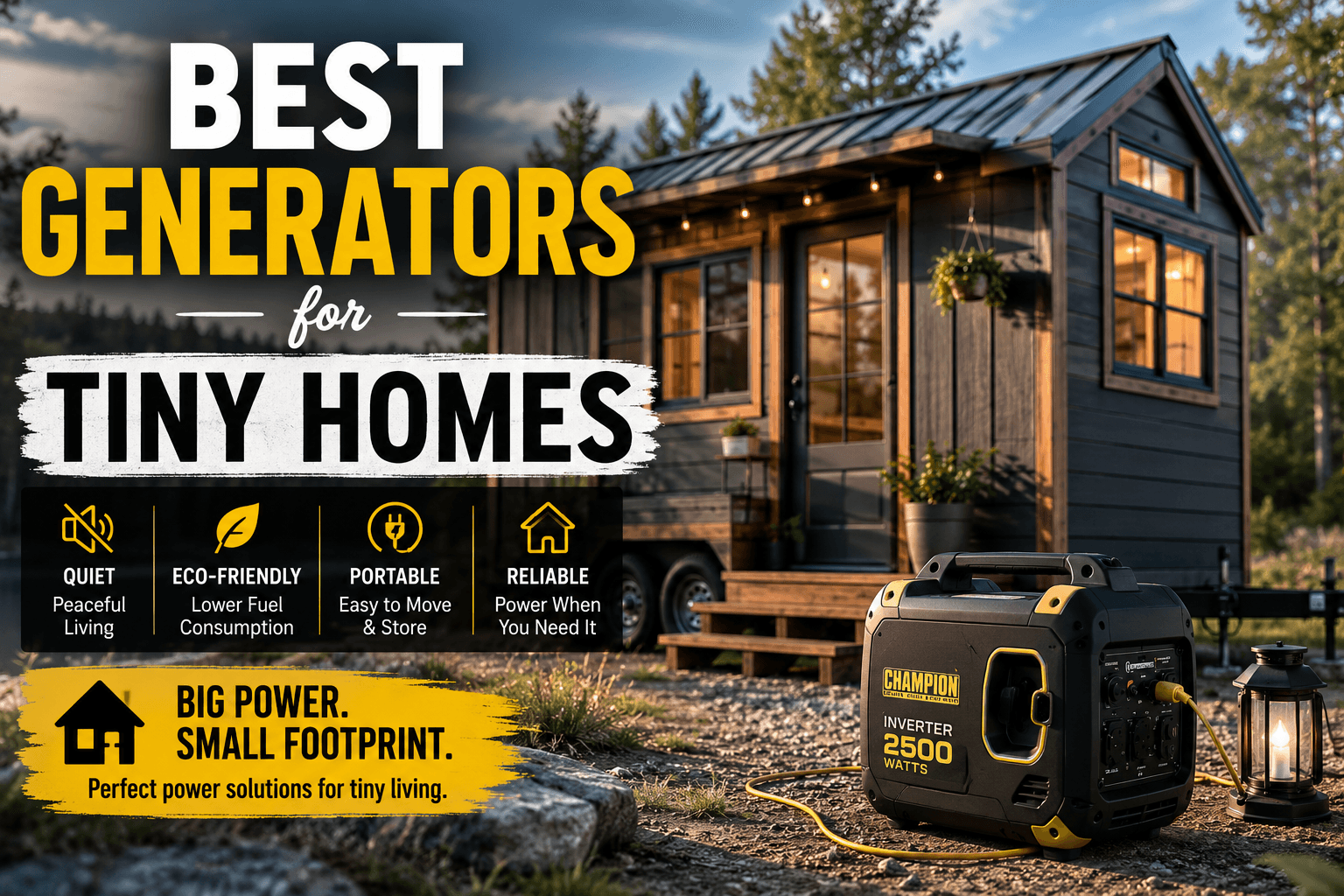 Best Generators for Tiny Homes (2026 Guide)