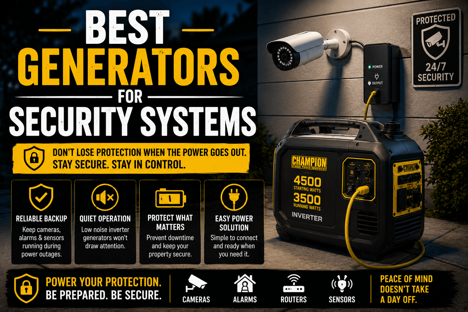 Best Generators for Security Systems (2026 Guide)